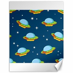 Seamless Pattern Ufo With Star Space Galaxy Background Canvas 12  X 16  by Vaneshart