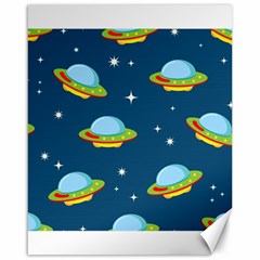 Seamless Pattern Ufo With Star Space Galaxy Background Canvas 16  x 20 