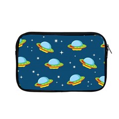 Seamless Pattern Ufo With Star Space Galaxy Background Apple MacBook Pro 13  Zipper Case