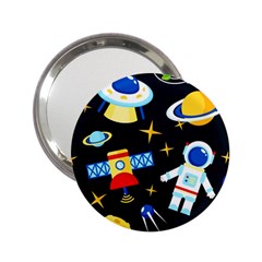 Space Seamless Pattern 2 25  Handbag Mirrors by Vaneshart