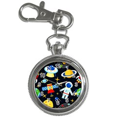 Space Seamless Pattern Key Chain Watches by Vaneshart