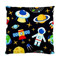 Space Seamless Pattern Standard Cushion Case (two Sides) by Vaneshart