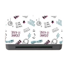 Music Themed Doodle Seamless Background Memory Card Reader With Cf by Vaneshart