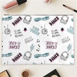 Music Themed Doodle Seamless Background Cosmetic Bag (XXL) Front