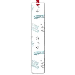 Music Themed Doodle Seamless Background Large Book Marks by Vaneshart