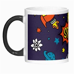 Vector Flat Space Design Background With Text Morph Mugs by Vaneshart