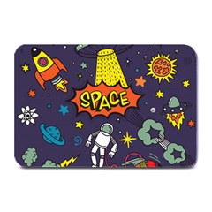 Vector Flat Space Design Background With Text Plate Mats by Vaneshart