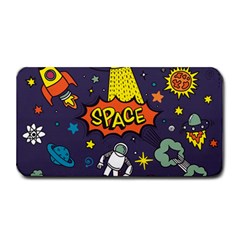 Vector Flat Space Design Background With Text Medium Bar Mats by Vaneshart