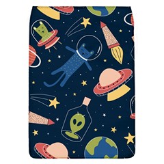 Seamless Pattern With Funny Aliens Cat Galaxy Removable Flap Cover (l) by Vaneshart