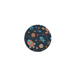 Space Seamless Pattern 1  Mini Magnets