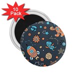 Space Seamless Pattern 2.25  Magnets (10 pack)  Front