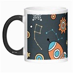 Space Seamless Pattern Morph Mugs Left