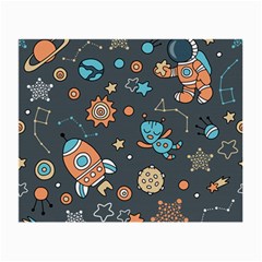 Space Seamless Pattern Small Glasses Cloth by Vaneshart