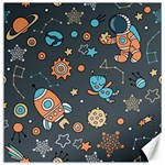 Space Seamless Pattern Canvas 12  x 12  11.4 x11.56  Canvas - 1