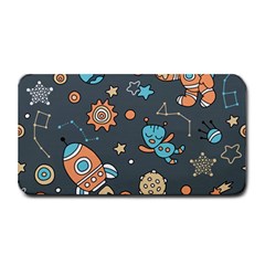 Space Seamless Pattern Medium Bar Mats by Vaneshart