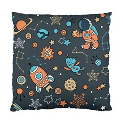 Space Seamless Pattern Standard Cushion Case (one Side) by Vaneshart