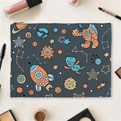 Space Seamless Pattern Cosmetic Bag (xl) by Vaneshart