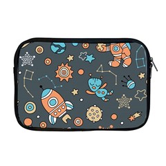 Space Seamless Pattern Apple Macbook Pro 17  Zipper Case by Vaneshart