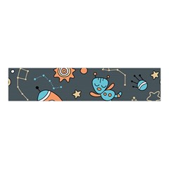 Space Seamless Pattern Velvet Scrunchie by Vaneshart