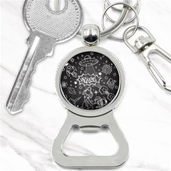 Vector Flat Space Design Background With Text Bottle Opener Key Chain by Vaneshart