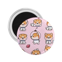 Set Kawaii Smile Japanese Dog Cartoon 2 25  Magnets by Vaneshart