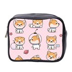 Set Kawaii Smile Japanese Dog Cartoon Mini Toiletries Bag (Two Sides) Front