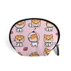 Set Kawaii Smile Japanese Dog Cartoon Accessory Pouch (small) by Vaneshart