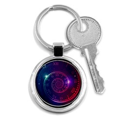 Time Machine Key Chain (round) by Vaneshart