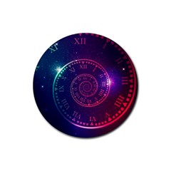 Time Machine Rubber Coaster (round)  by Vaneshart