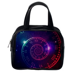 Time Machine Classic Handbag (one Side) by Vaneshart