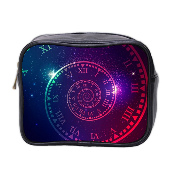 Time Machine Mini Toiletries Bag (Two Sides)