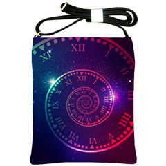 Time Machine Shoulder Sling Bag by Vaneshart