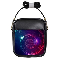 Time Machine Girls Sling Bag by Vaneshart