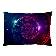 Time Machine Pillow Case (two Sides) by Vaneshart