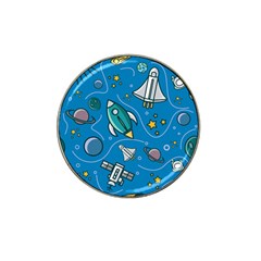 About Space Seamless Pattern Hat Clip Ball Marker by Vaneshart