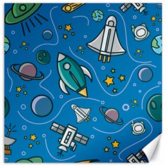 About Space Seamless Pattern Canvas 12  X 12  by Vaneshart