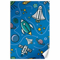 About Space Seamless Pattern Canvas 20  X 30  by Vaneshart