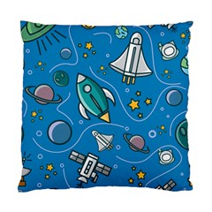 About Space Seamless Pattern Standard Cushion Case (two Sides) by Vaneshart