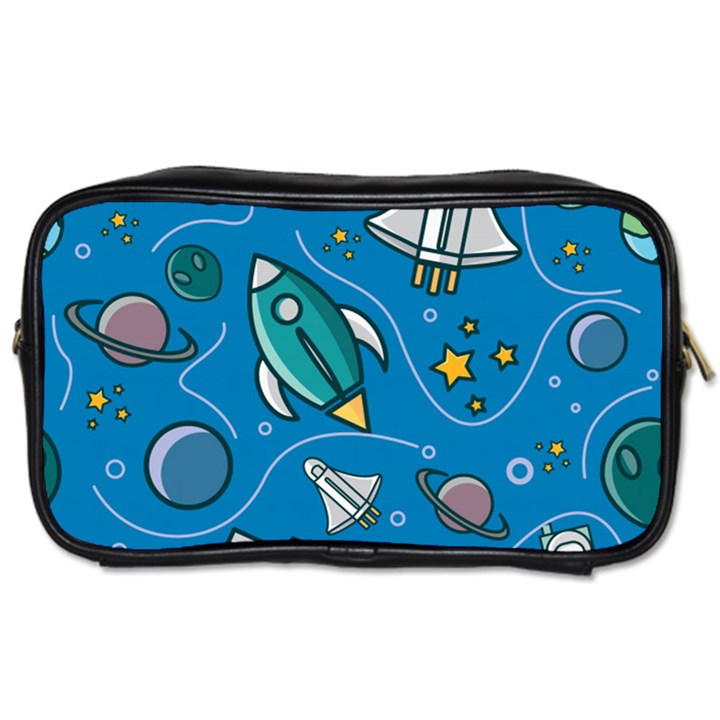 About Space Seamless Pattern Toiletries Bag (One Side)