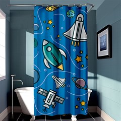 About Space Seamless Pattern Shower Curtain 36  X 72  (stall)  by Vaneshart