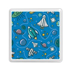 About Space Seamless Pattern Memory Card Reader (square) by Vaneshart