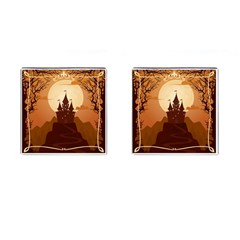 Beautiful Castle Cufflinks (square) by Vaneshart