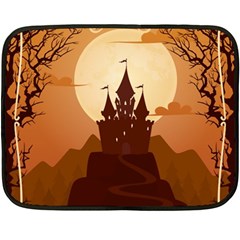 Beautiful Castle Double Sided Fleece Blanket (mini)  by Vaneshart