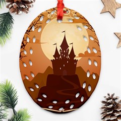 Beautiful Castle Ornament (oval Filigree) by Vaneshart