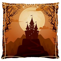 Beautiful Castle Large Cushion Case (two Sides) by Vaneshart