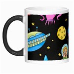 Seamless Pattern With Space Objects Ufo Rockets Aliens Hand Drawn Elements Space Morph Mugs Left