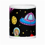 Seamless Pattern With Space Objects Ufo Rockets Aliens Hand Drawn Elements Space Morph Mugs Center