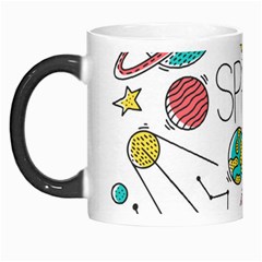 Space Cosmos Seamless Pattern Seamless Pattern Doodle Style Morph Mugs by Vaneshart