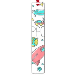 Space Cosmos Seamless Pattern Seamless Pattern Doodle Style Large Book Marks by Vaneshart