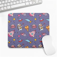 Outer Space Seamless Background Large Mousepads